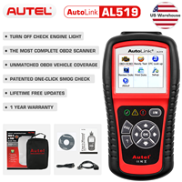 Herramienta de Diagnóstico Automotriz Autel AL519 Original OBD2, Escáner OBD 2, Lector de Códigos de Error EOBD, Escáner Automotriz