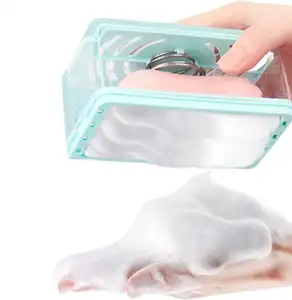 Jabonera de plástico caja de jabón de agua autodrenante