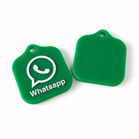 Étiquettes NFC en silicone flexible pour les réseaux sociaux Ntag213 215 216, étiquettes NFC RFDI personnalisées avec logo pour Whatsapp, Instagram, TikTok, Snapchat