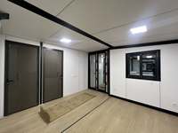 Casa Contenedor Expandible de Doble Ala, Económica, con Espacio Doble, Cabaña Prefabricada para Alquiler y Crecimiento de Negocios Rurales