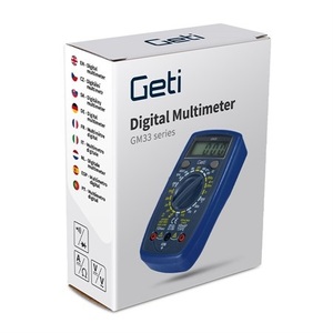 Multimètre numérique Geti GM33B, 10A, mesure de la tension, du courant, de la résistance et de la température - Product Image 3