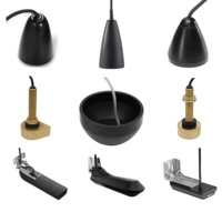 Transducteur ultrasonique pour sondeur de poissons CHIRP, capteur de pêche en mer et sur glace, transducteur de poissons à double faisceau, personnalisation