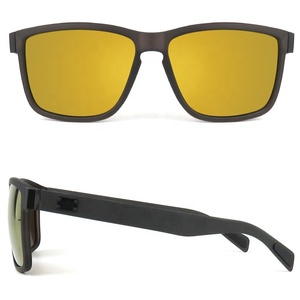 Fabricant chinois de fibre de carbone-carré logo personnalisé vision nocturne des hommes de luxe nuances lunettes de soleil <span class=keywords><strong>pola</strong></span> - Product Image 1