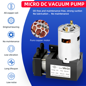 12V/24V 40l/min Mini Booster di pressione elettrico Micro <span class=keywords><strong>pompe</strong></span> pistone pompa aria aspirazione Brushless <span class=keywords><strong>vuoto</strong></span> pompa DC 3 anni - Product Image 5