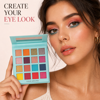 Palette d'ombres à paupières colorées longue tenue en gros pour un look naturel avec service de marque privée personnalisée