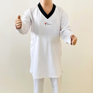 2025 WT Taekwondo Competición Uniforme Delgado Elástico Ultraligero Gi Competición Uniforme - Product Image 2