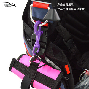 KEEP DIVING SSA DT90B Hebilla de Resorte de Acero Inoxidable 316 Multicolor de Cabeza Única, Giratorio de Buceo de 90 mm, Gancho de Liberación Rápida, Accesorios - Product Image 4