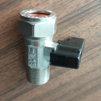 1/2 "mâle forgé Compression chromé vanne d'isolation complète vanne de compteur d'eau vanne à boisseau sphérique en laiton avec poignée à levier