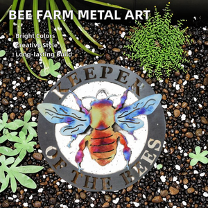 Abeille ferme Logo extérieur métal Art suspendu et Projection jardin décoration à la main abeille métal artisanat <span class=keywords><strong>pour</strong></span> les apiculteurs - Product Image 2