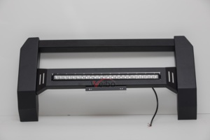 Accesorios para Camionetas Todoterreno 4X4, Barra Protectora de Parrilla Delantera Modular con Iluminación LED de Acero para GMC Sierra 1500 - Product Image 2