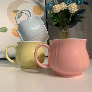 New Design Professional Tea Infuser Eco-friendly Stoneware <b>Ceramic</b> <b>Mug</b> Custom Color Pink Dishwasher & Microwave Safe Reusable - Product Image 4