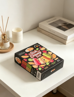 Emballage de bâtonnets glacés imprimé sur mesure, design coloré pour desserts glacés, carton alimentaire recyclable avec logo personnalisé