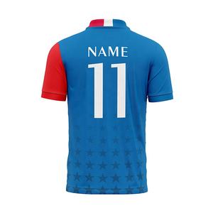 T-shirt da uomo a manica corta in poliestere t-shirt da <span class=keywords><strong>Tennis</strong></span> a asciugatura rapida e traspirante t-shirt da Badminton - Product Image 2