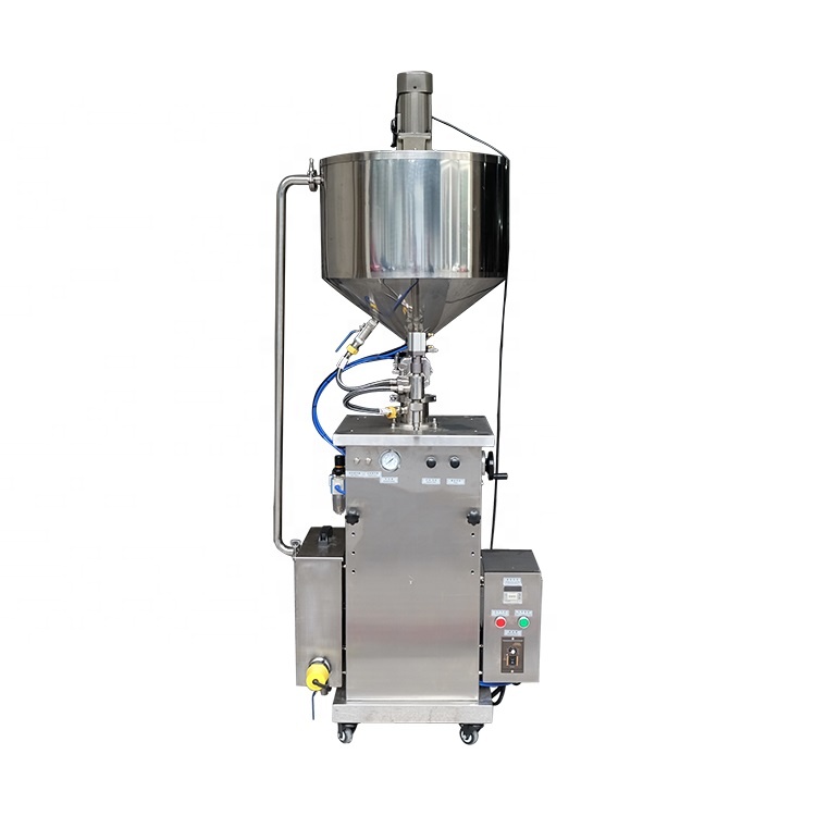 Manual Vaseline Petroleum Jelly Peanut Butter Palm Oil Wax Honey Mixing and Filling Machine