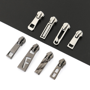 Luxury <span class=keywords><strong>Zipper</strong></span> con Logo personalizzato giacca con cerniera cerniera Slider per borsa - Product Image 4