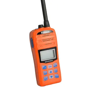 RS-35M 전문 IP67 방수 해양 라디오 양방향 비상 사용 GMDSS vhf 무선 전화 일회용 배터리