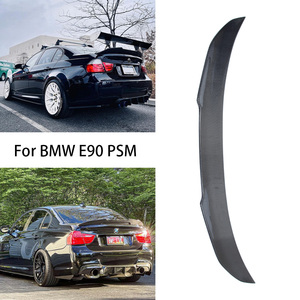 For 3 Series E90 4Door/E90 M3 PSM Style Carbon Fiber <b>Rear</b> <b>Spoiler</b> Trunk Wing 2004-2011 - Product Image 2