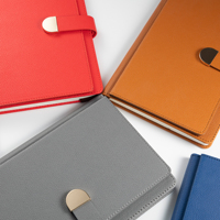 Carnet de notes A5 personnalisé Journal à couverture rigide avec logo en relief Carnets d'école en cuir PU pour étudiants