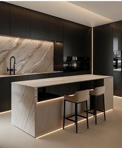 Meuble de salle à manger moderne de luxe, sur mesure, en bois, écologique, avec rangement pour salles à manger/salons, meuble multifonctionnel - Product Image 2