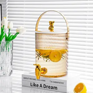 Cold Water Kettle Household Light Luxury With Tap Thickened Large Capacity Beverage Barrel High Temperature Resistant Barr
