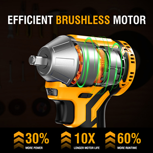 Llave <span class=keywords><strong>de</strong></span> <span class=keywords><strong>Impacto</strong></span> Inalámbrica WORKSITE, Llave Eléctrica <span class=keywords><strong>de</strong></span> 20V con Batería, Llaves <span class=keywords><strong>de</strong></span> Alto Torque - Product Image 3