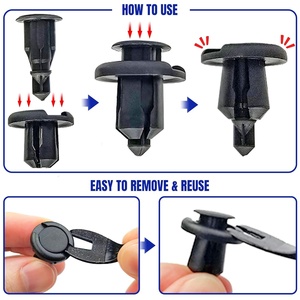 Kit de 50 clips en plastique <span class=keywords><strong>silencieux</strong></span> pour voiture, sans bruit pendant l'installation - Product Image 3