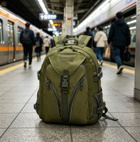 Sac à dos tactique imperméable en Oxford camouflage pour randonnée en plein air, fermeture éclair, léger, sport, cyclisme, unisexe