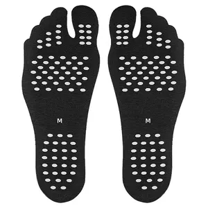 Eco-friendly beach feet pad soles barefoot feet pad insole stickers for spa hot sand