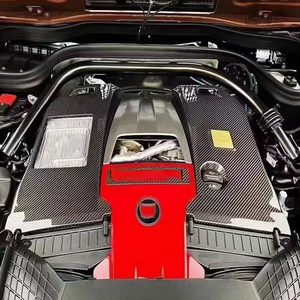 For Mercedes-Benz G-Class W464 G63 G500 G550 Modified Carbon Fiber <b>Engine</b> Cover G800 Carbon <b>Hood</b> <b>Engine</b> Cover - Product Image 1