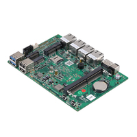 Qotom ITX Board 4 Core 4 LAN Port DDR4 16GB RAM Celeron J6412 ordinateur industriel POE carte mère