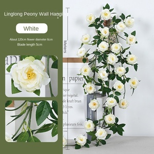 Flor <span class=keywords><strong>de</strong></span> <span class=keywords><strong>trompeta</strong></span> simulada para colgar en la pared flor vid Hotel hogar interior Morning Glory, adecuado para la decoración <span class=keywords><strong>de</strong></span> patio y balcón - Product Image 3