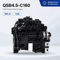 Moteur diesel turbocompressé haute performance SCDC Cums QSB4.5-C160 de 160 CV pour équipements lourds