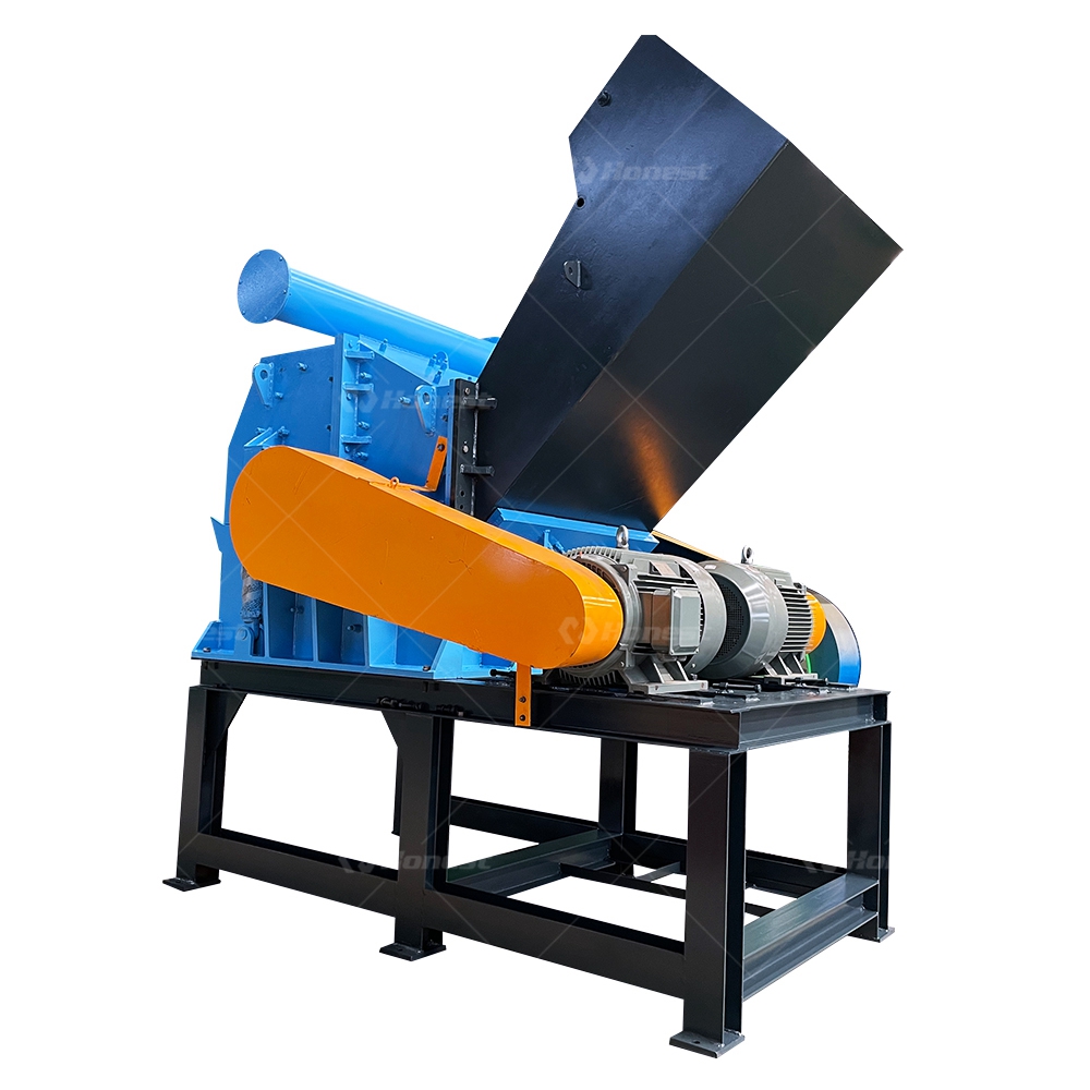 Industrial Metal Crusher Aluminum Cans Hammer Crusher Machine Scrap Metal Crusher