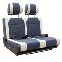 Siège de camping-car personnalisé, transformable en lit, pour fourgonnette ou bus, double face, en éponge de type coréen