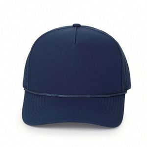 Gorras de Béisbol al por Mayor de Alta Calidad, Impermeables, con Orificios Cortados a Láser, con Logotipo Personalizado y Cuerda - Product Image 4