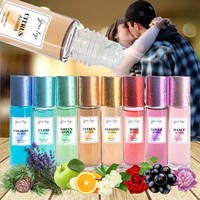 Parfum Roll-on 10ml EDT Sans Alcool, Huile Essentielle Originale aux Phéromones, Notes de Rose, Vanille, Pomme, Musc, Jasmin - Meilleures Ventes