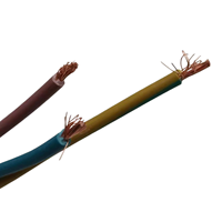 Câble d'alimentation Schuko (CEE 7/7) 16A 250V, câble gainé de caoutchouc H07RN-F 3G 1,5 mm², 3 conducteurs à extrémités dénudées, indice de protection IP44