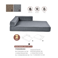 Petstar Großhandel Luxus Hunde bett Sofa Erweiterbares Rechteck Großes Haustier bett