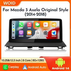 Radio para Auto Android 14 con GPS, Navegación, Reproductor Multimedia de Video, Pantalla Estéreo para Mazda 3 Axela 2014-2018, Carplay, Auto 4G, DSP - Product Image 2