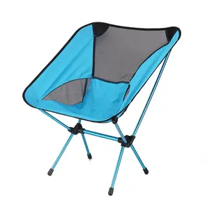 Chaise pliante portable légère en aluminium pour l'extérieur Chaise pliante de camping de plage Chaise de camping personnalisable