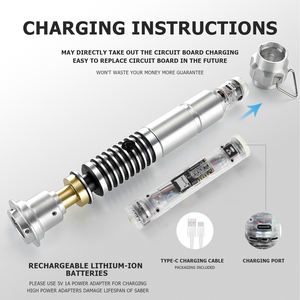 <span class=keywords><strong>Luke</strong></span> <span class=keywords><strong>Skywalker</strong></span> réaliste Neopixel sabre laser Proffie sabre lumineux en métal poignée PIXEL lame contrôle de mouvement LED - Product Image 5