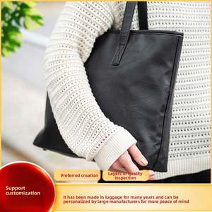 Bolsos de Mano de Cuero Vegano de Alta Calidad, Modernos y Sencillos, con Asa Superior, Gran Capacidad, Bolsos de Hombro para Mujer - Product Image 5