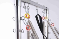 Reformador de Pilates de alta calidad para ejercicio físico de entrenamiento básico con Spring Home Studio Use media torre de trapecio