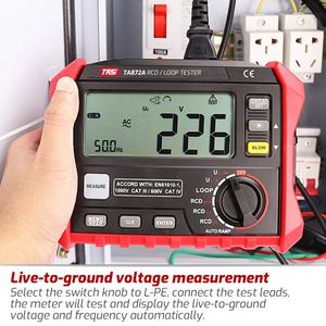 Testeur multifonction numérique TASI TA872A, testeur RCD/LOOP USB OEM personnalisable avec des fonctions de test de tension et de courant - Product Image 4