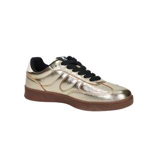 Sneakers da Donna Xti in Pelle Metallizzata Dorata, Scarpe Casual a Profilo Basso - Product Image 6