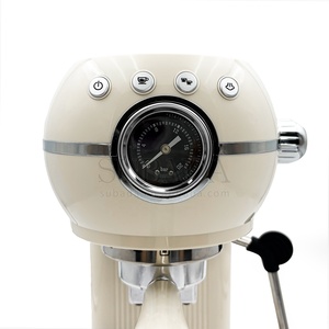 <span class=keywords><strong>Cafetera</strong></span> Espresso Doméstica Profesional con Manómetro de 15 Bares, Espumador de Leche a Vapor, para una o Dos Tazas, 1.0L - Product Image 6