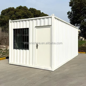 Xách tay 20ft cửa hàng cà phê cửa hàng Cấu trúc thép prefab nhà nhỏ nhà di động godown lưu trữ sóng Hội Đồng Quản trị <span class=keywords><strong>container</strong></span> nhà - Product Image 3