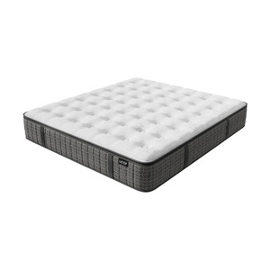 Colchón de muelles de bolsillo de espuma de memoria natural híbrido de lujo para King Queen tamaños completos - Product Image 4