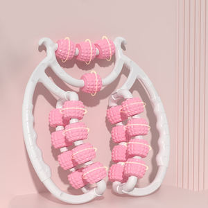 เครื่องนวดขาแบบวงกลมสำหรับกระชับสัดส่วนและผ่อนคลายกล้ามเนื้อ พร้อมลูกกลิ้งนวดและแกนหมุนสำหรับออกกำลังกาย - Product Image 5