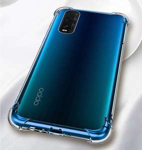 Funda transparente antiarañazos para <span class=keywords><strong>Oppo</strong></span> <span class=keywords><strong>Find</strong></span> X2, cubierta suave de cuatro esquinas con absorción de impacto - Product Image 5